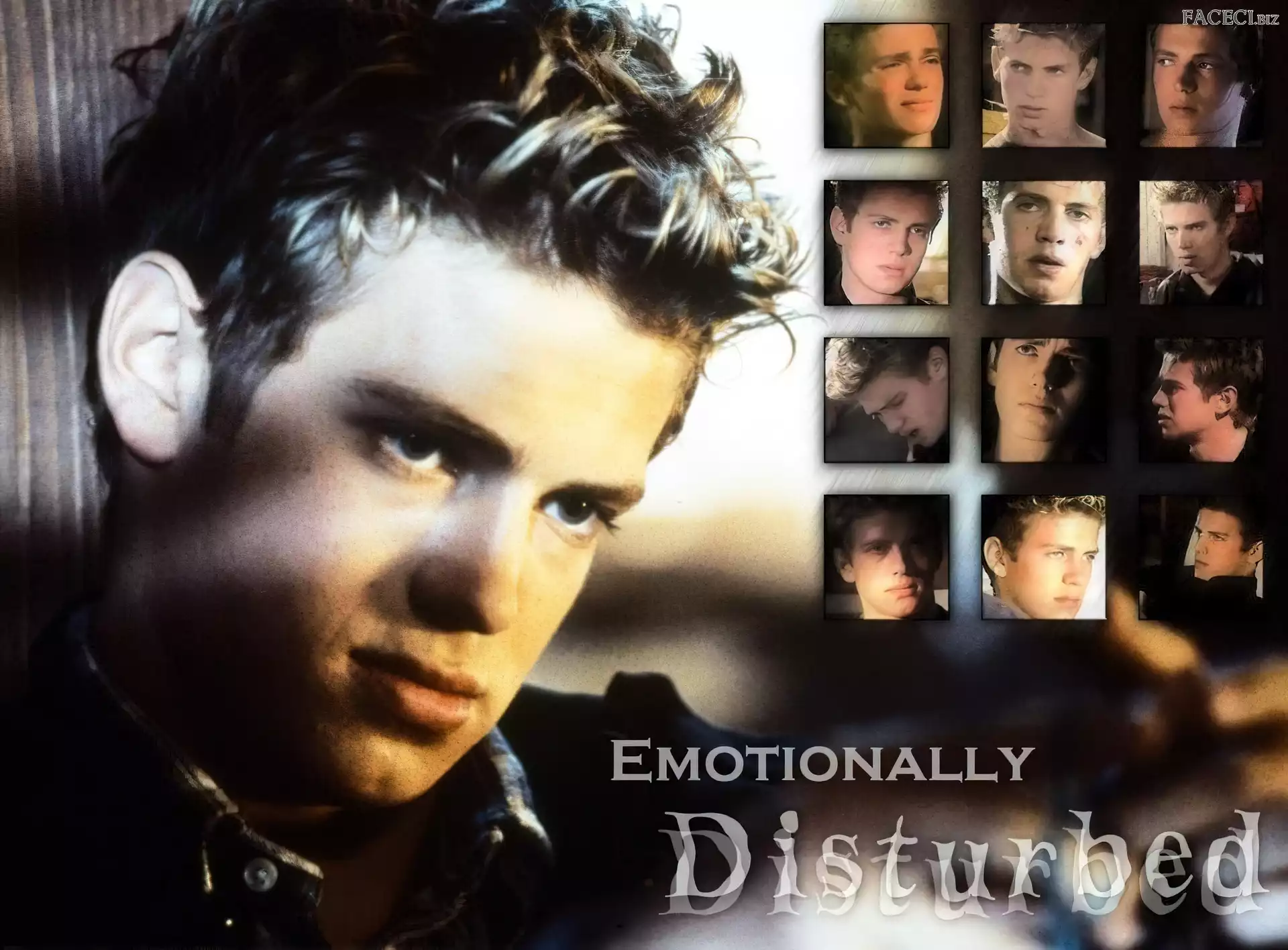 emotionally disturbed niebieskie oczy, Hayden Christensen