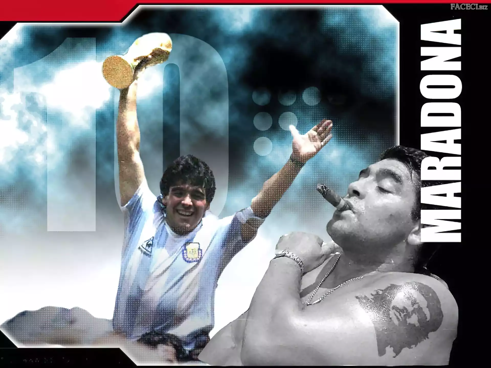 Maradona, Piłka nożna, tatuaż